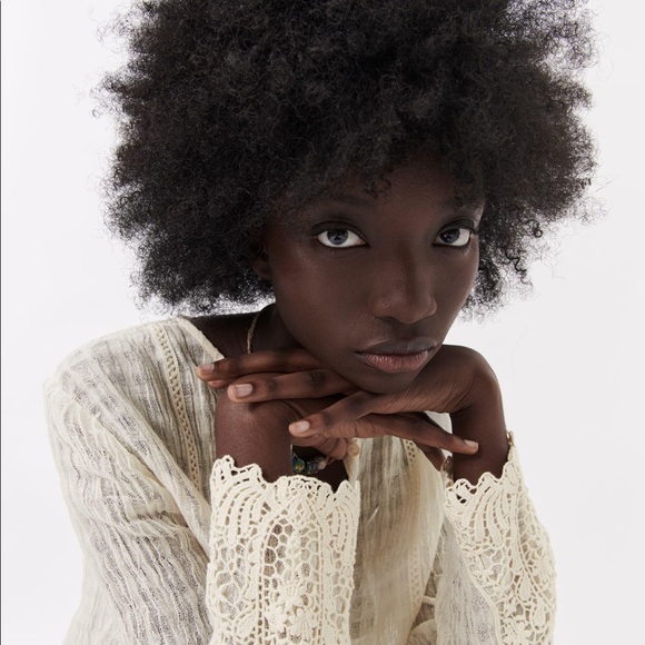 NW/OT Zara Natural Linen Midi Dress size Xl - Picture 7 of 10